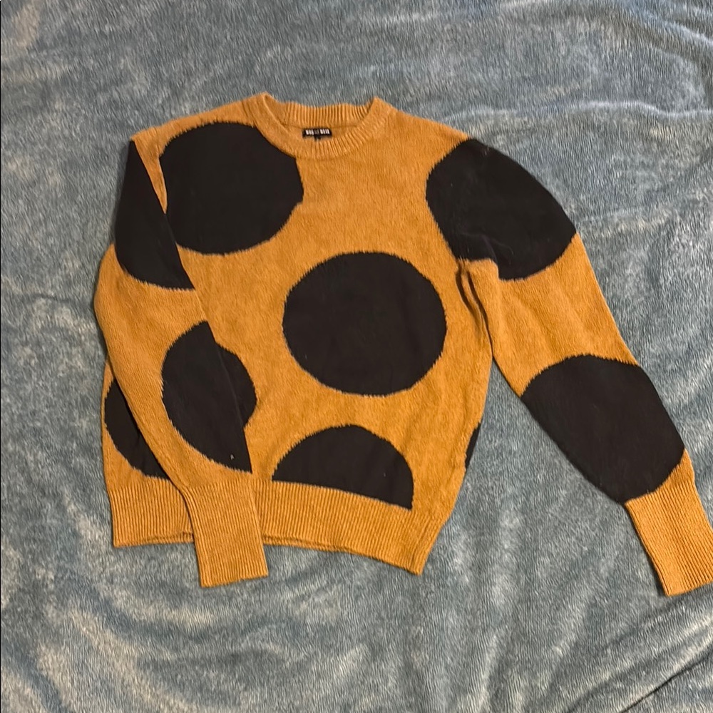 Chic Polka Dot Sweater